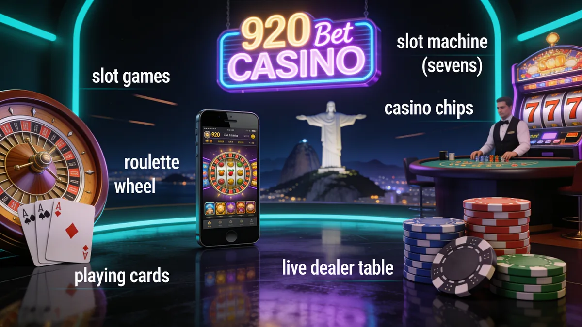 Jogos de cassino na 920 bet para jogadores no Brasil